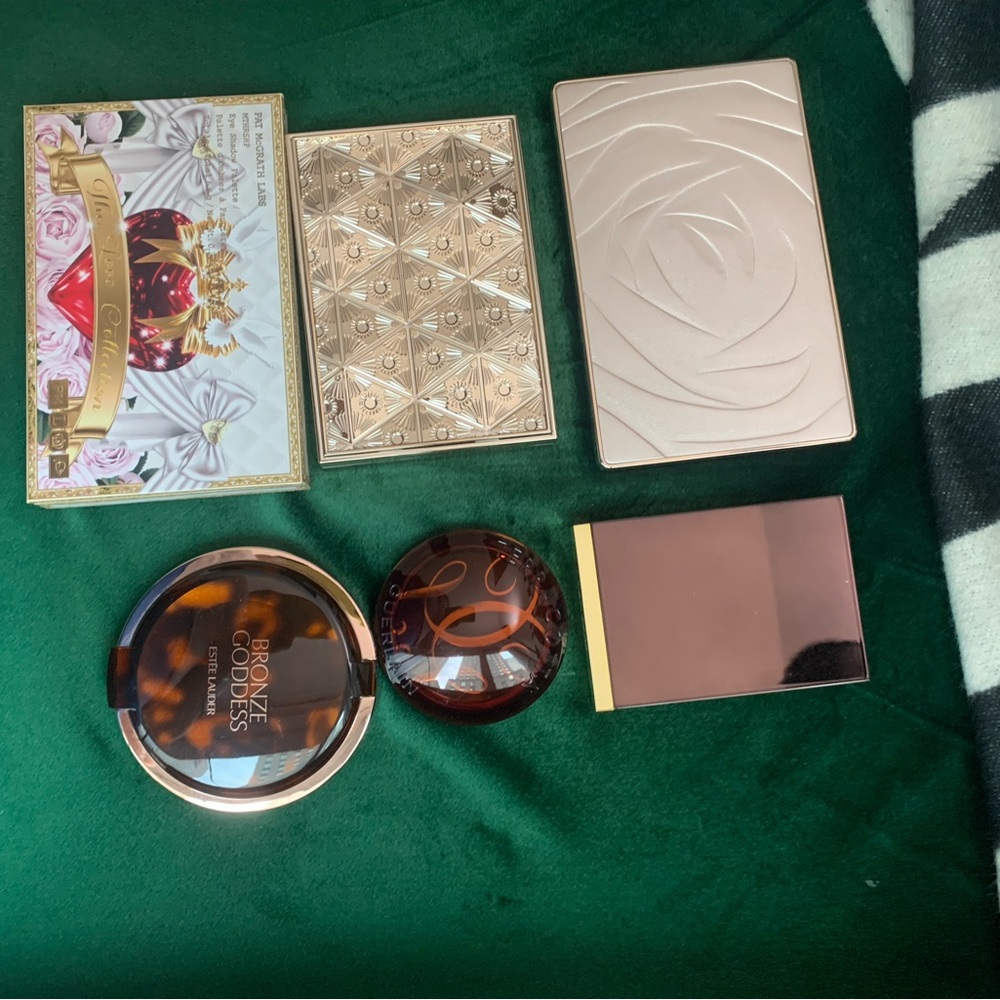Bronze Goddess Compact & Luxe Rose Gold Makeup Palettes